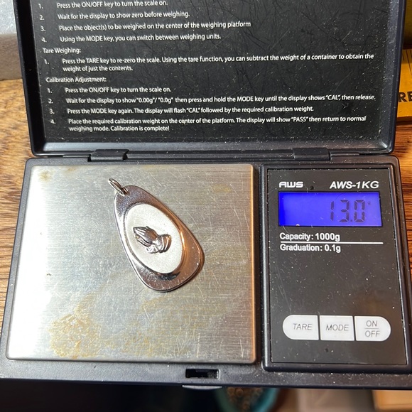 Vintage Sarah Coventry Silver-tone Serenity Prayer Pendant - Picture 14 of 14